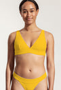 Olive Bikini Top in Sun Yellow