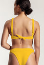 Olive Bikini Top in Sun Yellow