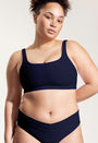 Venice Bikini Top in Dark Blue