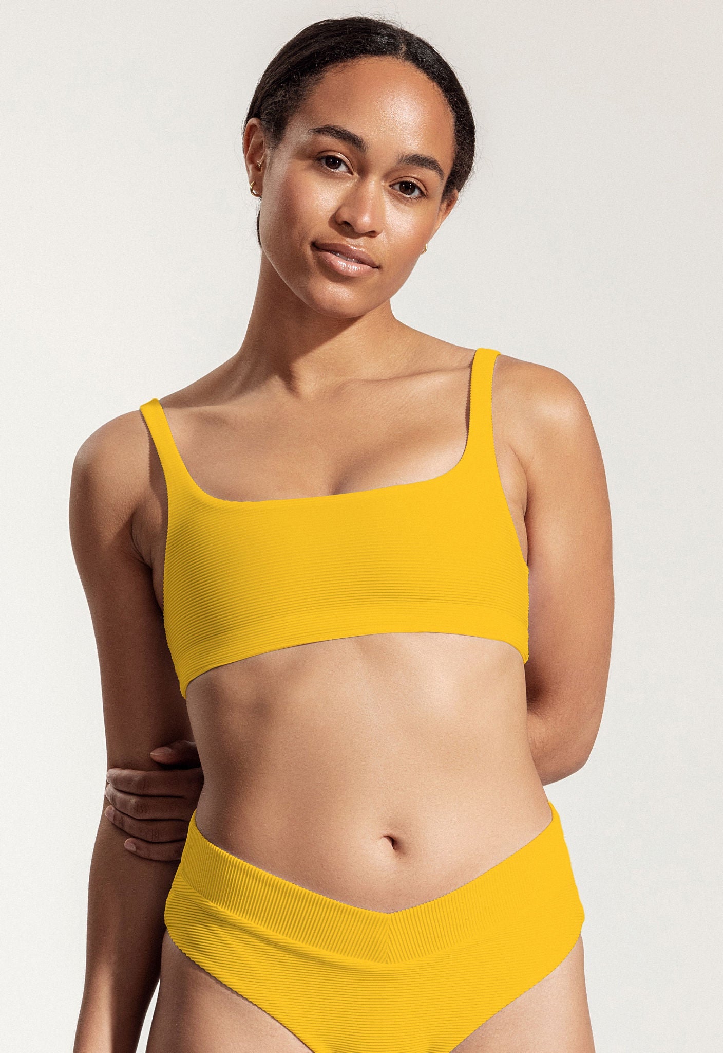 Venice Bikini Top in Sun Yellow