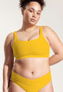 Venice Bikini Top in Sun Yellow