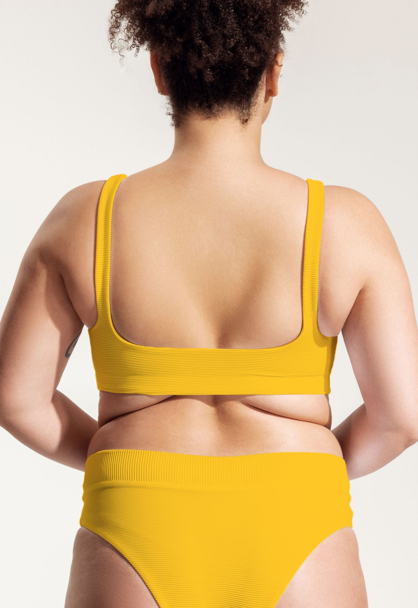 Venice Bikini Top in Sun Yellow