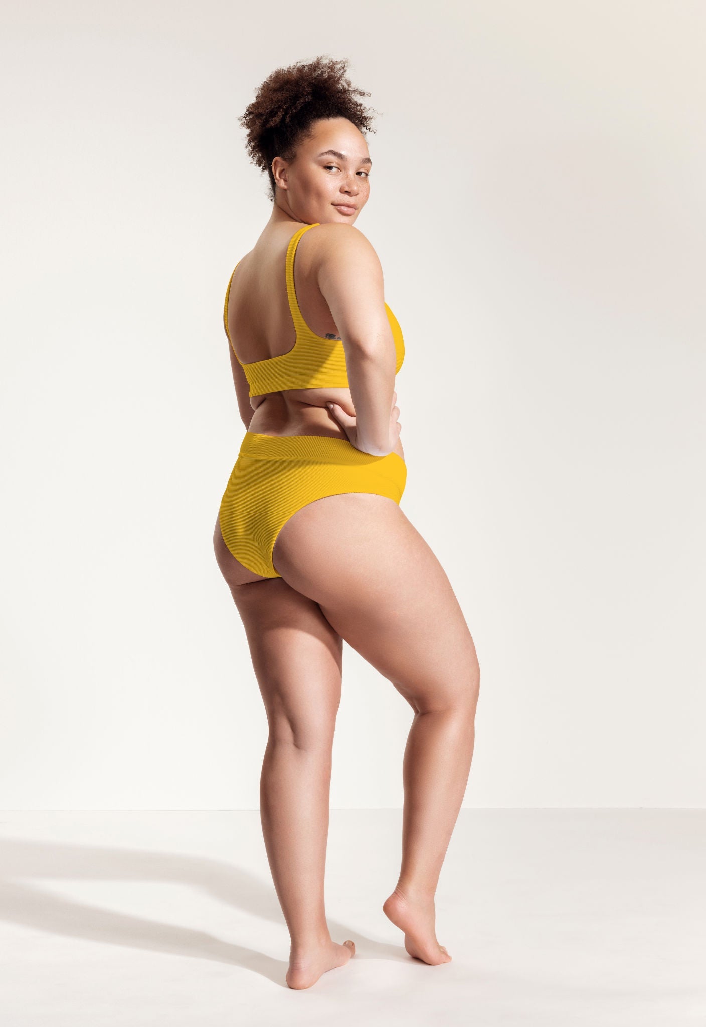 Venice Bikini Top in Sun Yellow