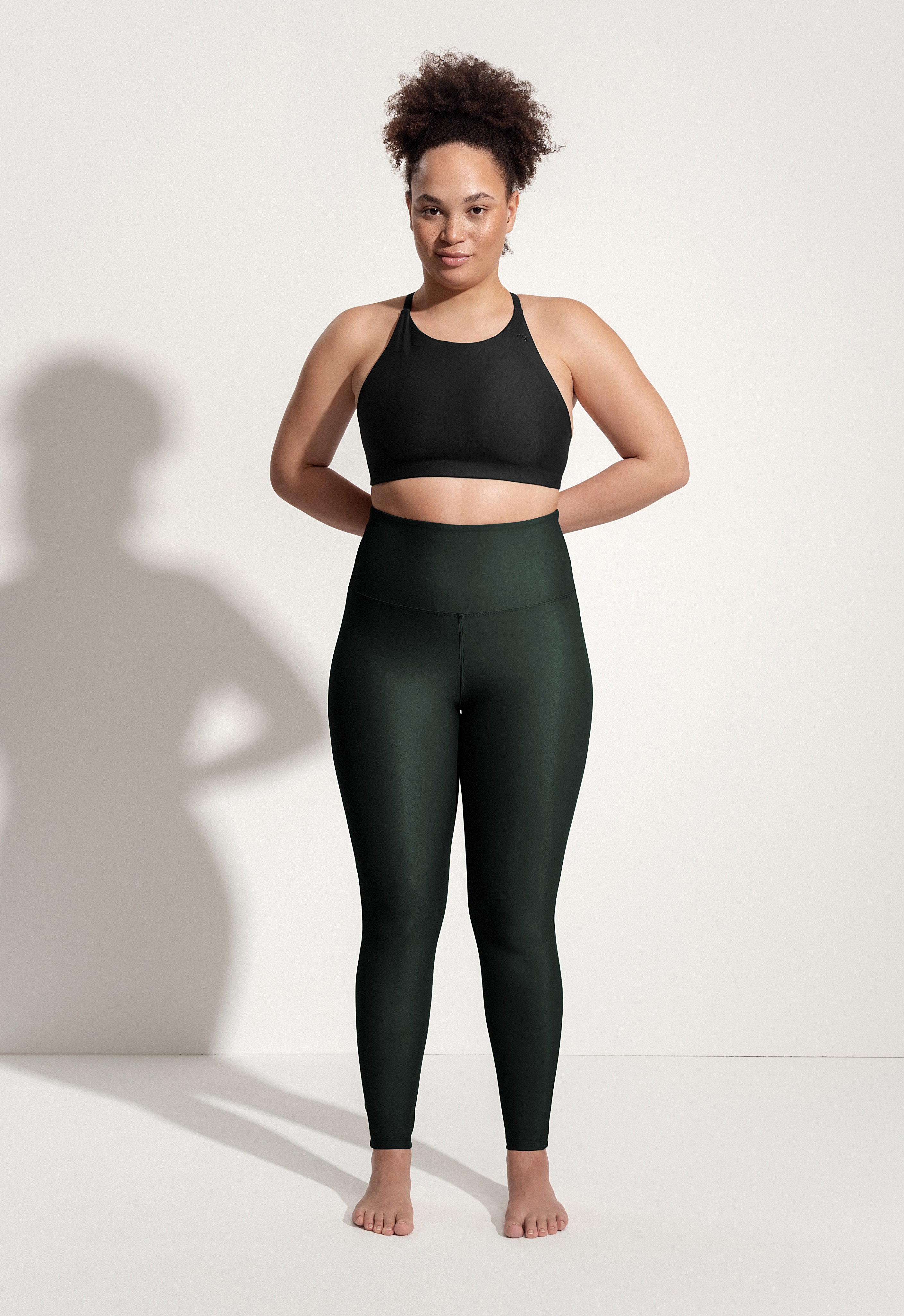 Lara Leggings in Night Green