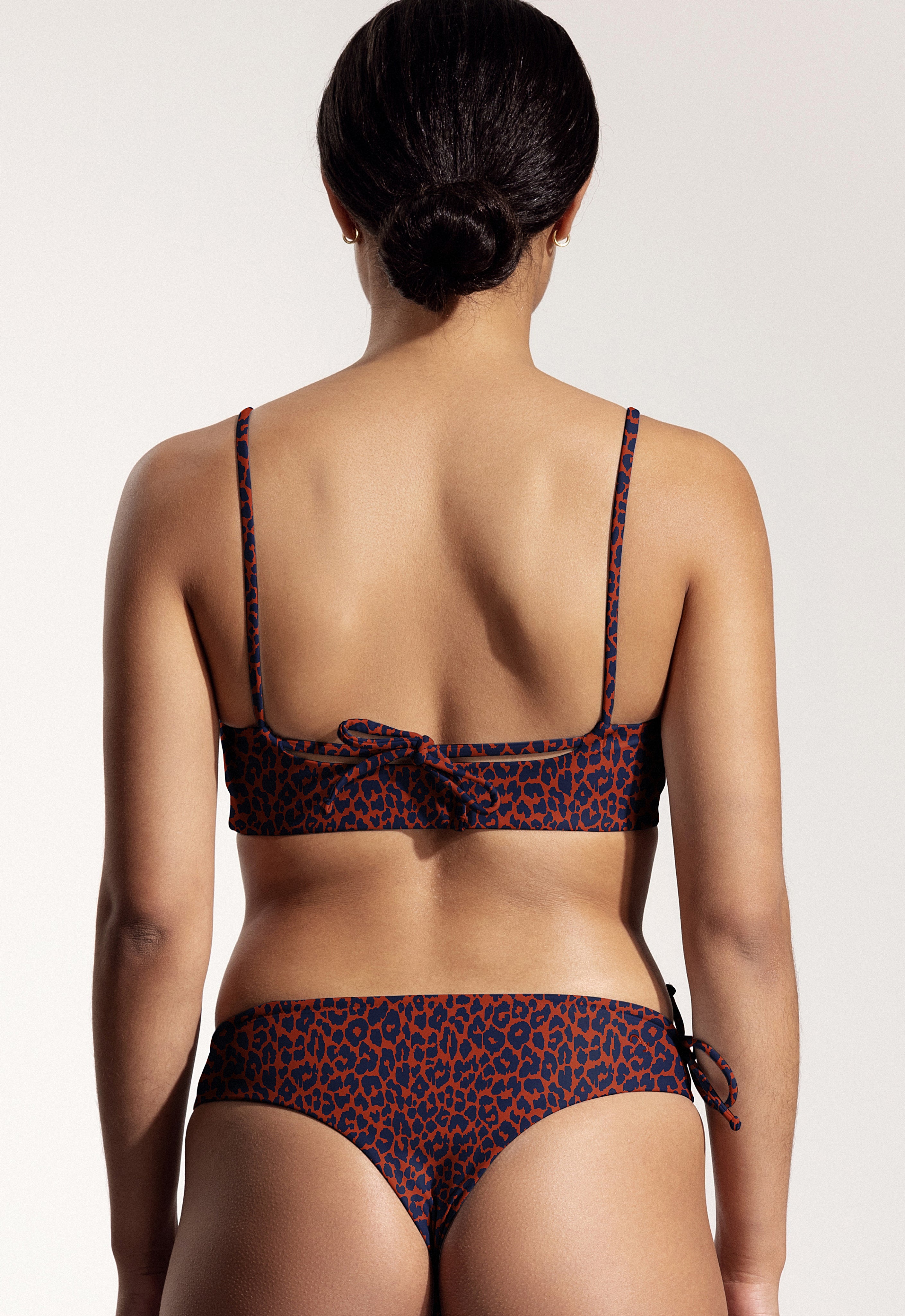 Bartlett Bikini Top in Leopard Print