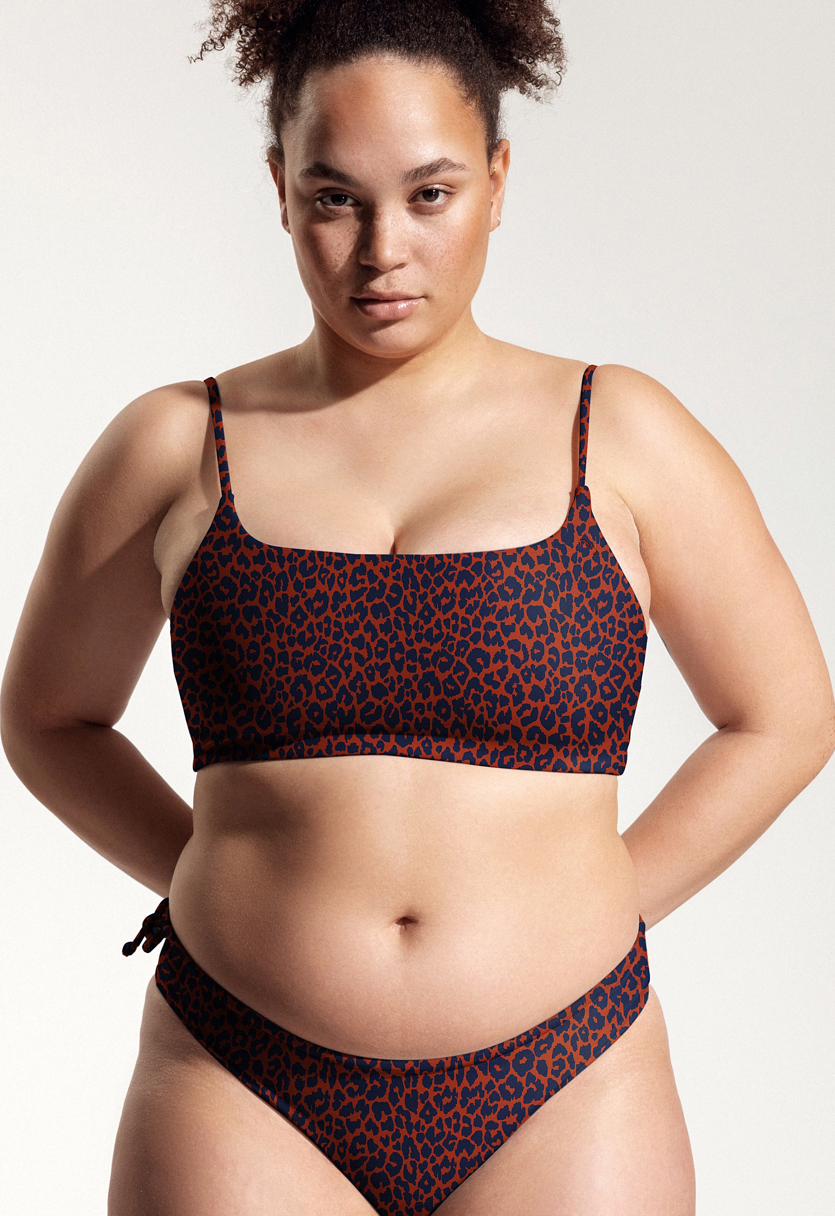 Bartlett Bikini Top in Leopard Print
