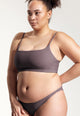 Bartlett Bikini Top in Dark Lavender