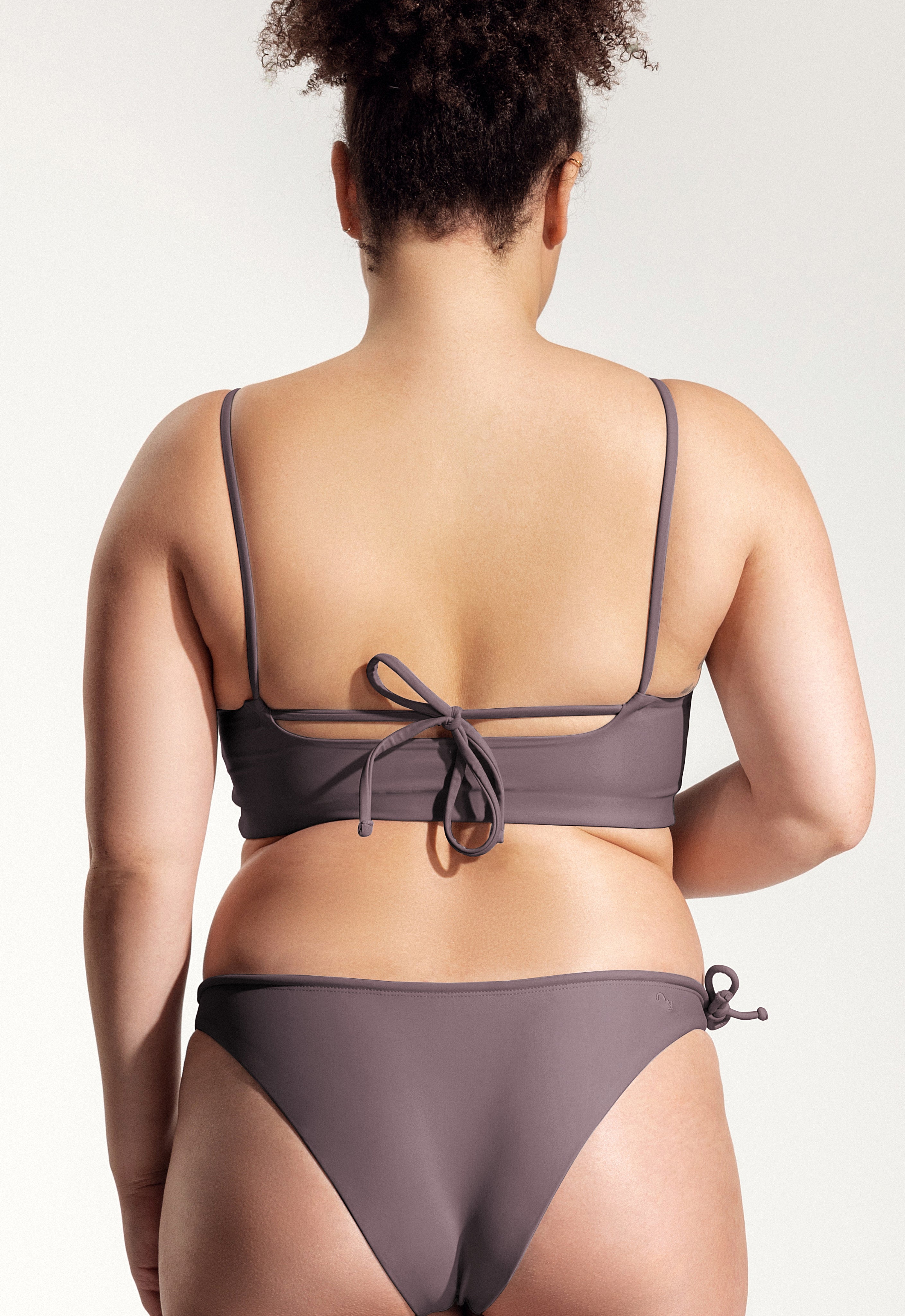 Bartlett Bikini Top in Dark Lavender