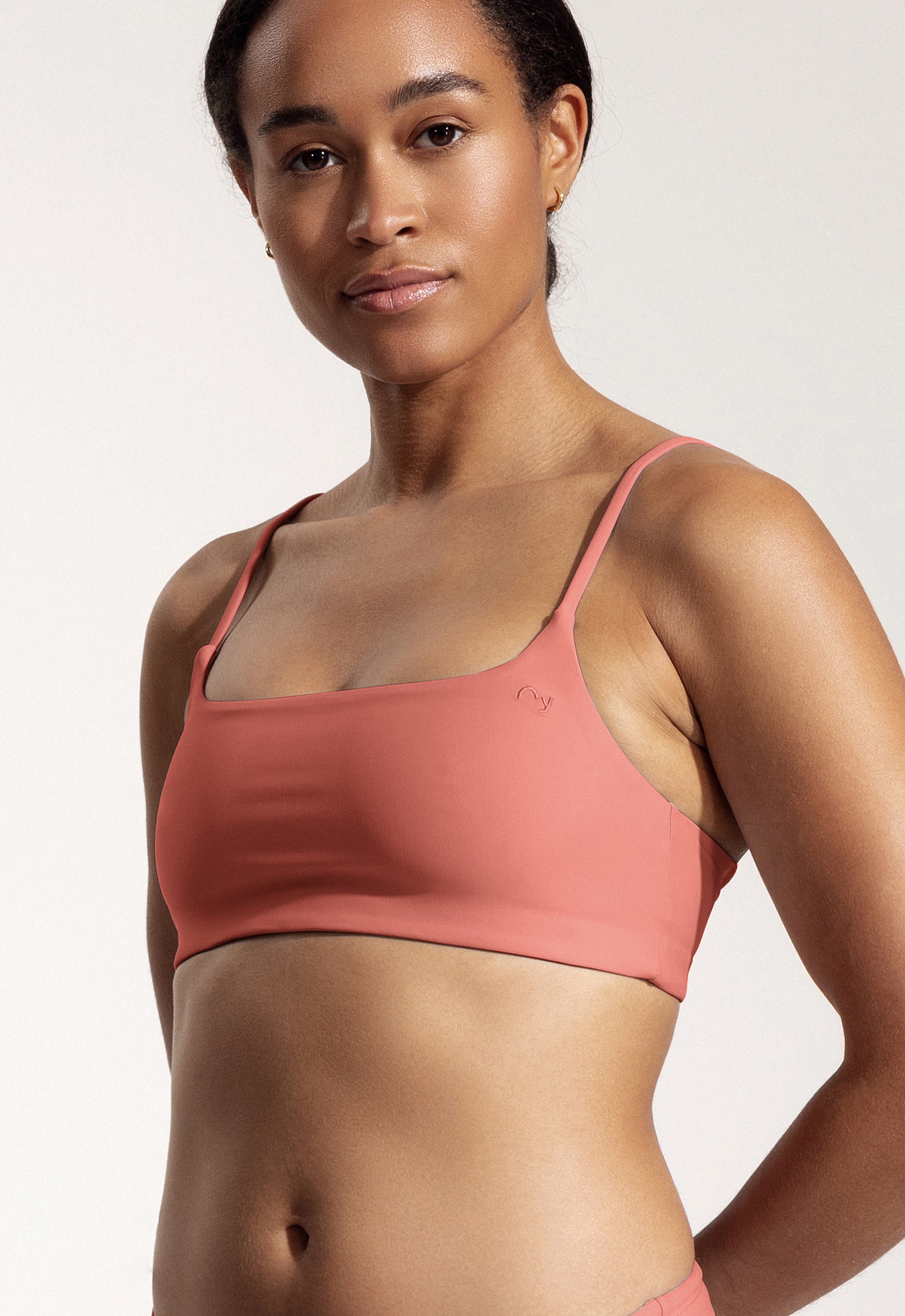 Bartlett Bikini Top in Dusty Pink