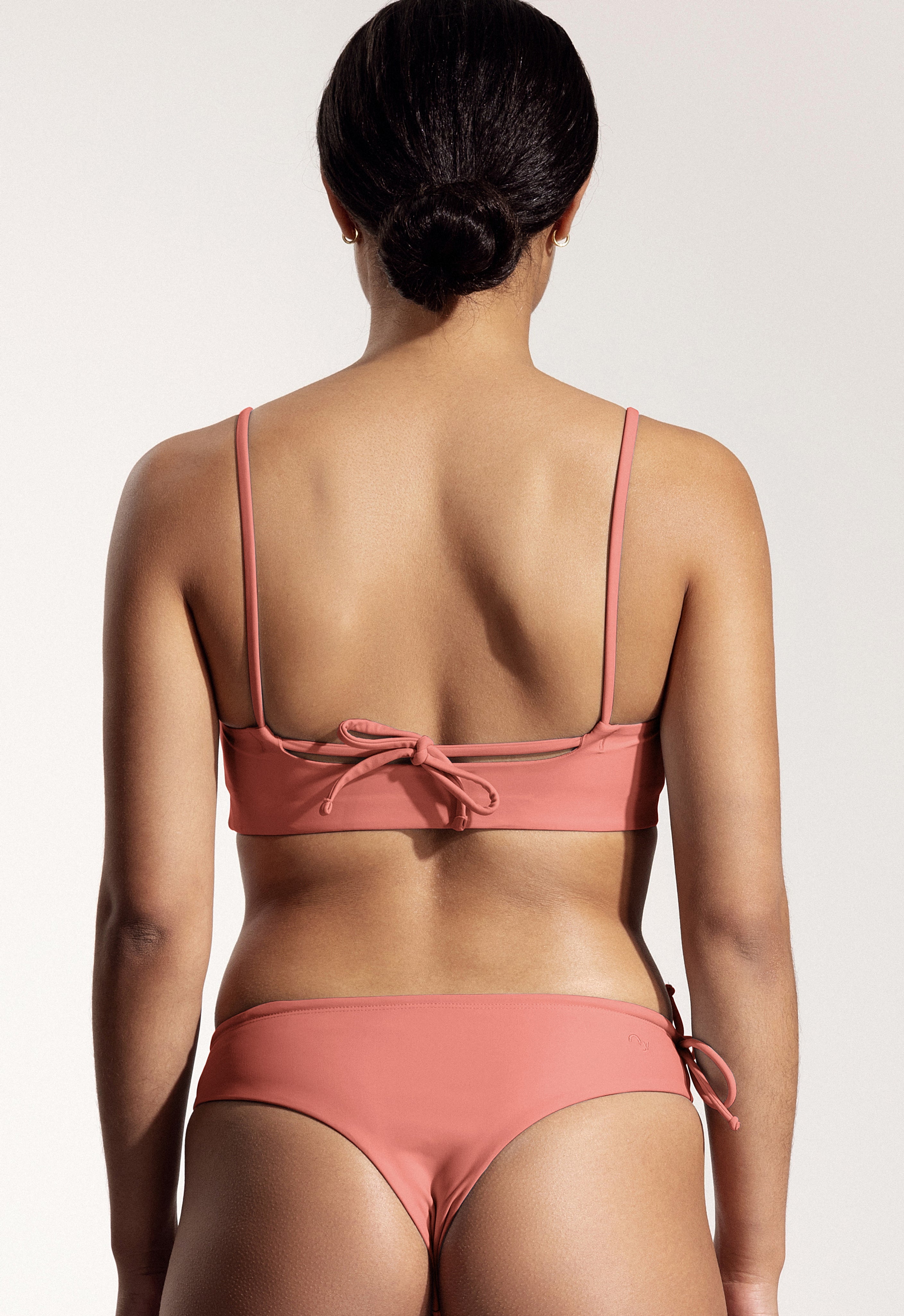 Bartlett Bikini Top in Dusty Pink