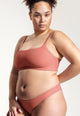 Bartlett Bikini Top in Dusty Pink