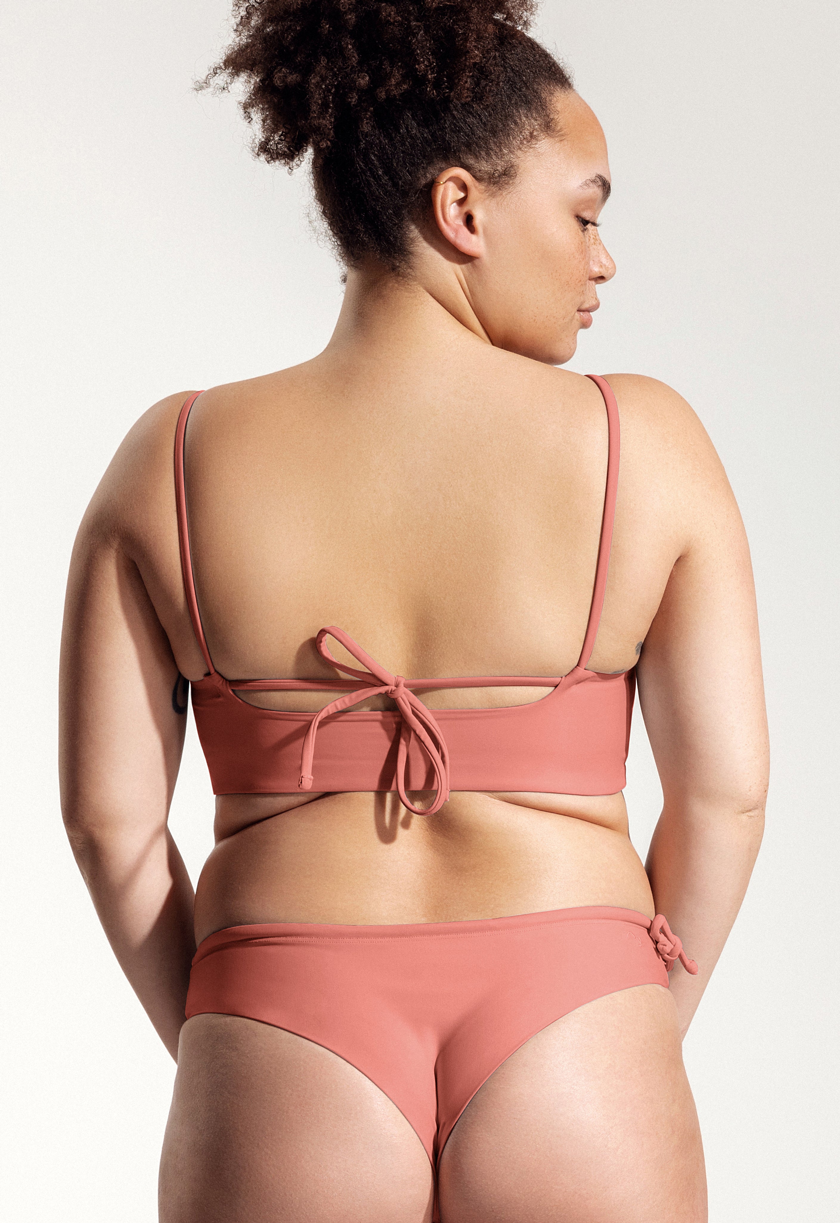Bartlett Bikini Top in Dusty Pink