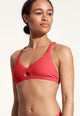 Charlie Bikini Top in Strawberry