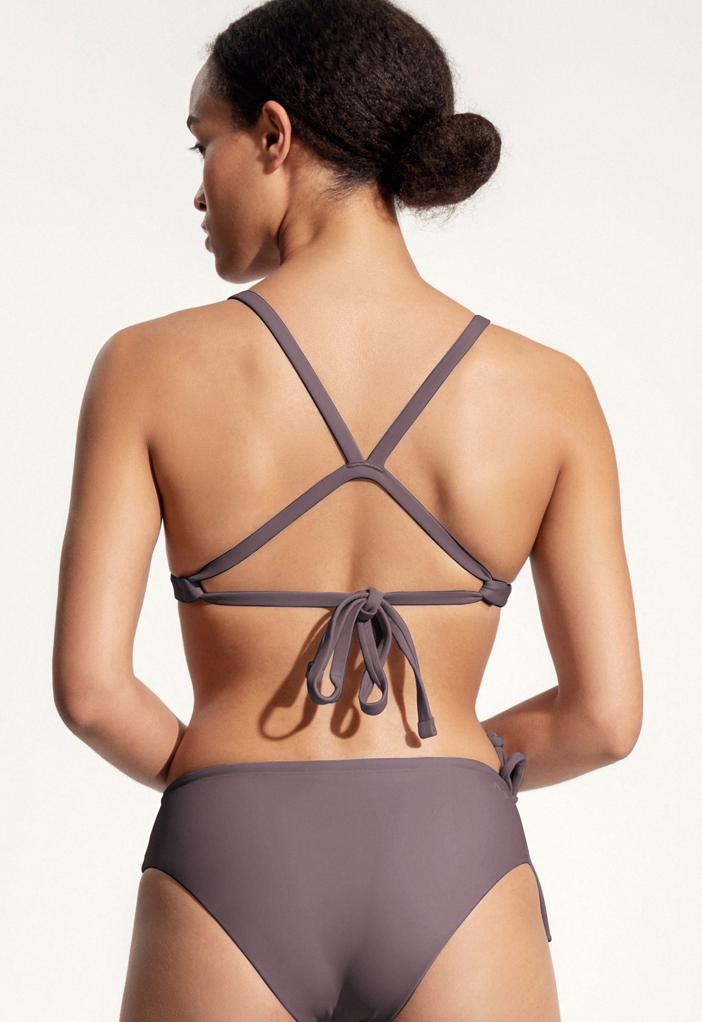Dara Bikini Top in Dark Lavender