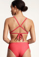 Dara Bikini Top in Strawberry