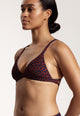 Essa Bikini Top in Leopard Print