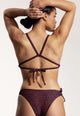 Essa Bikini Top in Leopard Print