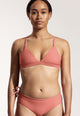 Essa Bikini Top in Dusty Pink