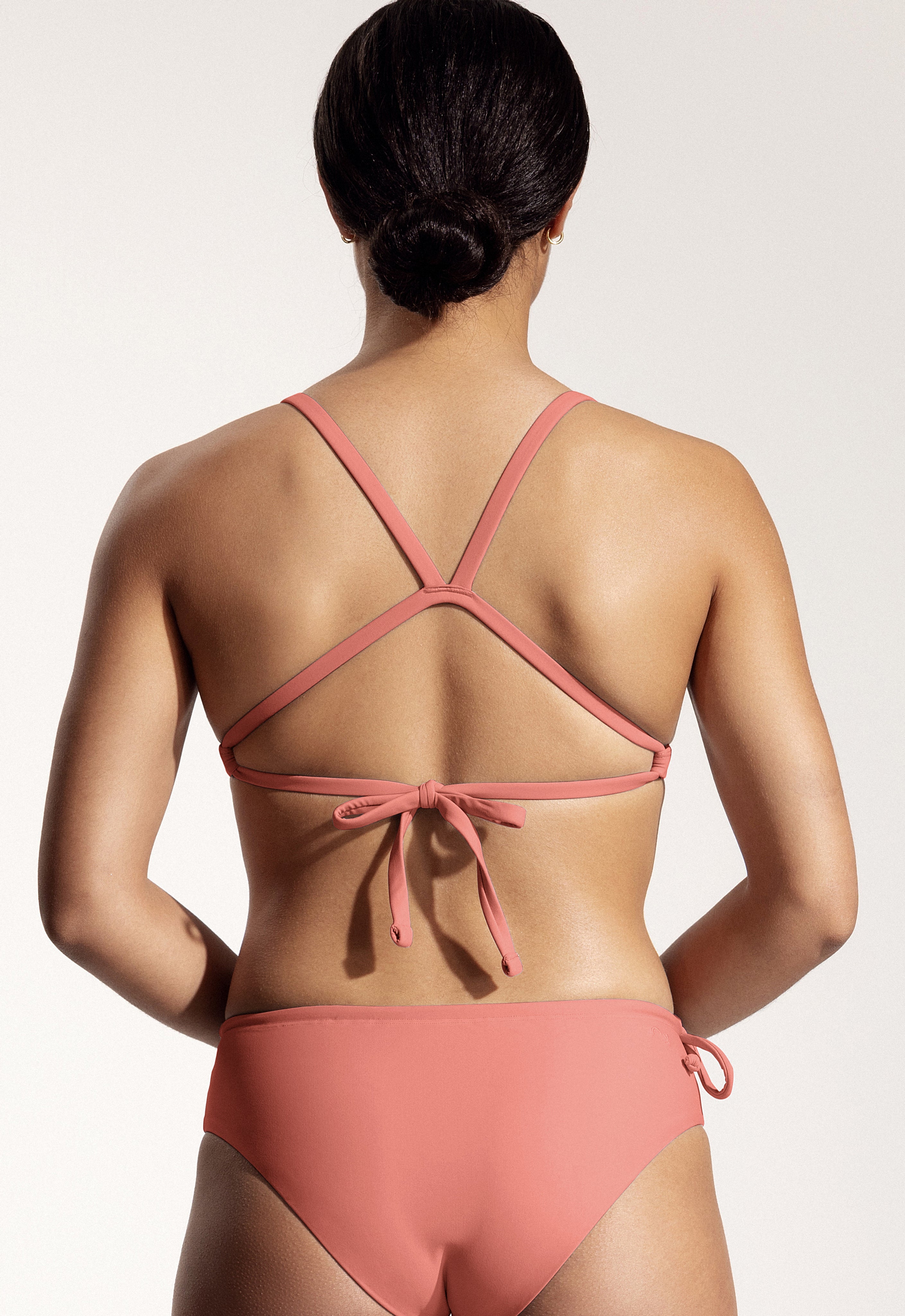 Essa Bikini Top in Dusty Pink