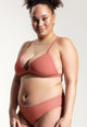Essa Bikini Top in Dusty Pink