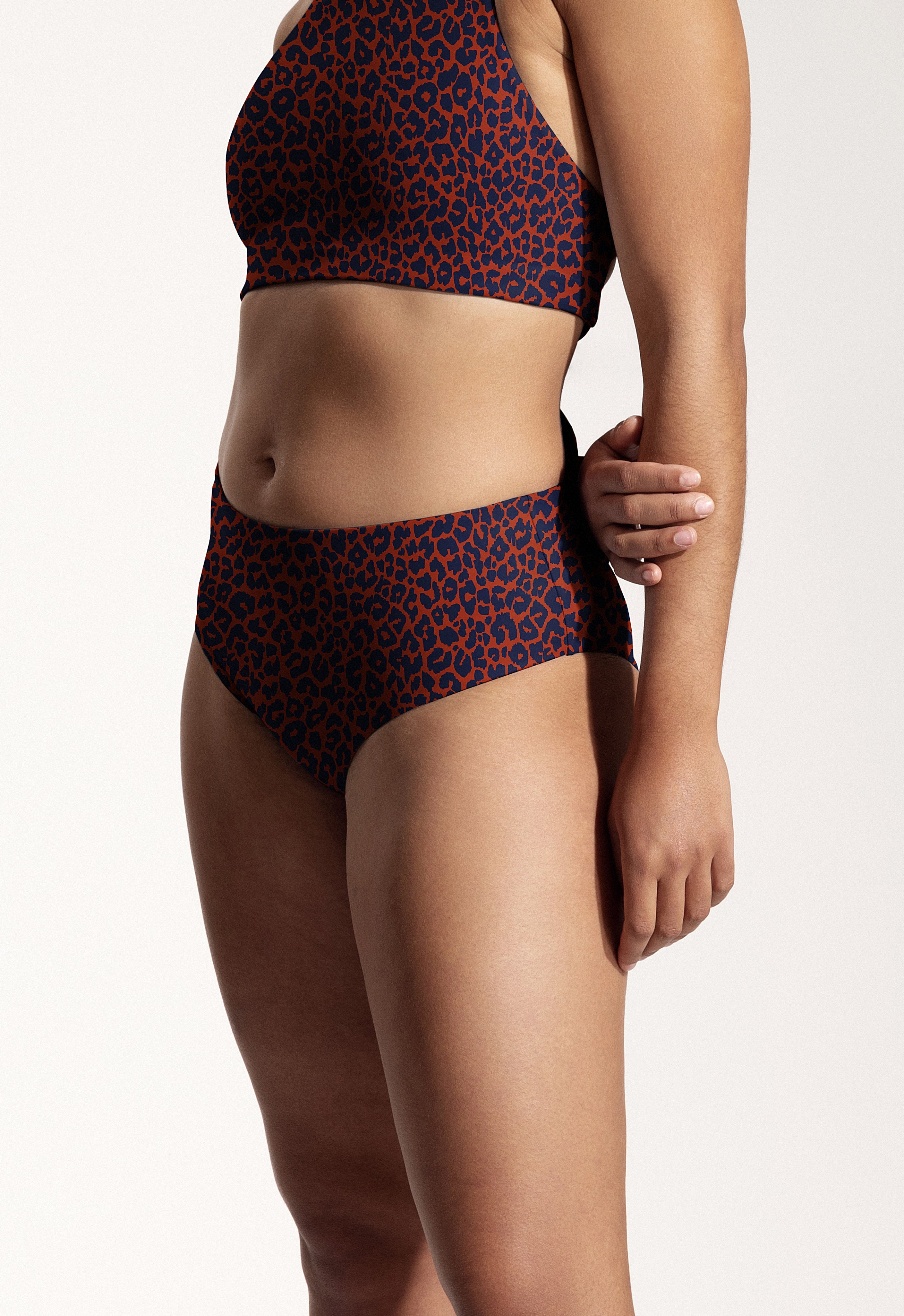 Freda Bikini Bottoms in Leopard Print