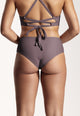Freda Bikini Bottoms in Dark Lavender