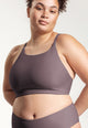 Greta Bikini Top in Dark Lavender