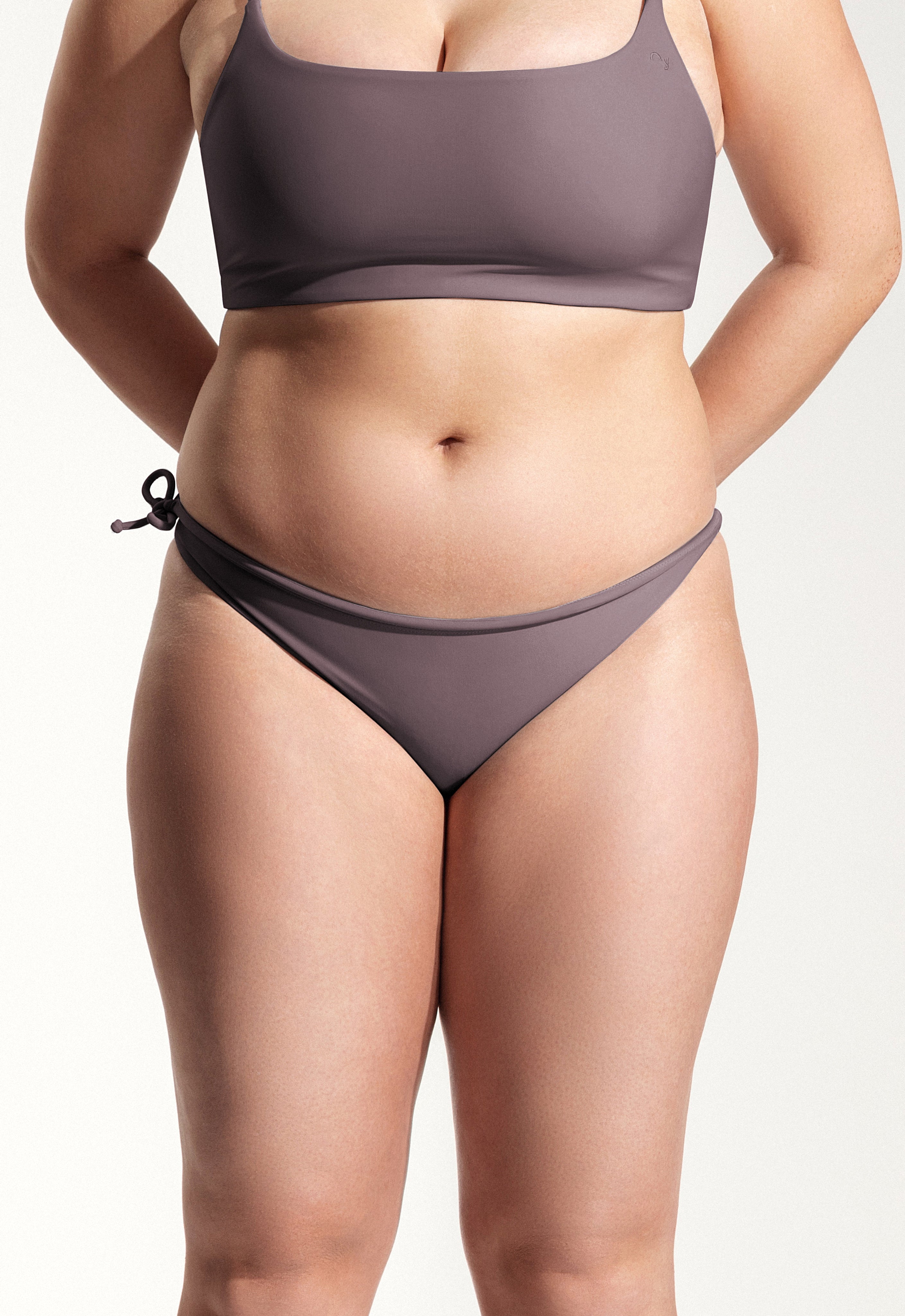Marty Bikini Bottoms in Dark Lavender