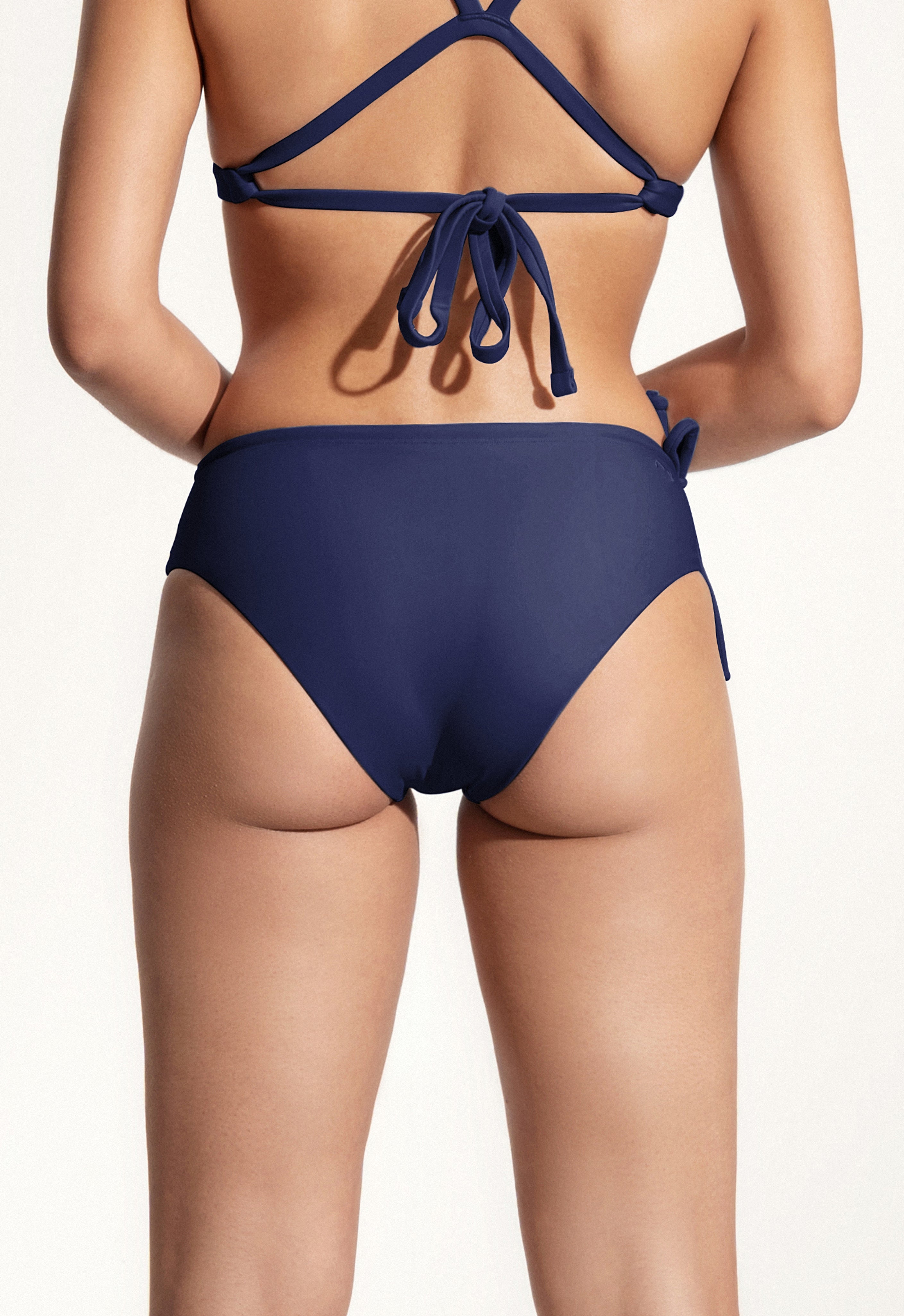 Octavia Bikini Bottoms in Dark Blue