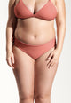 Octavia Bikini Bottoms in Dusty Pink