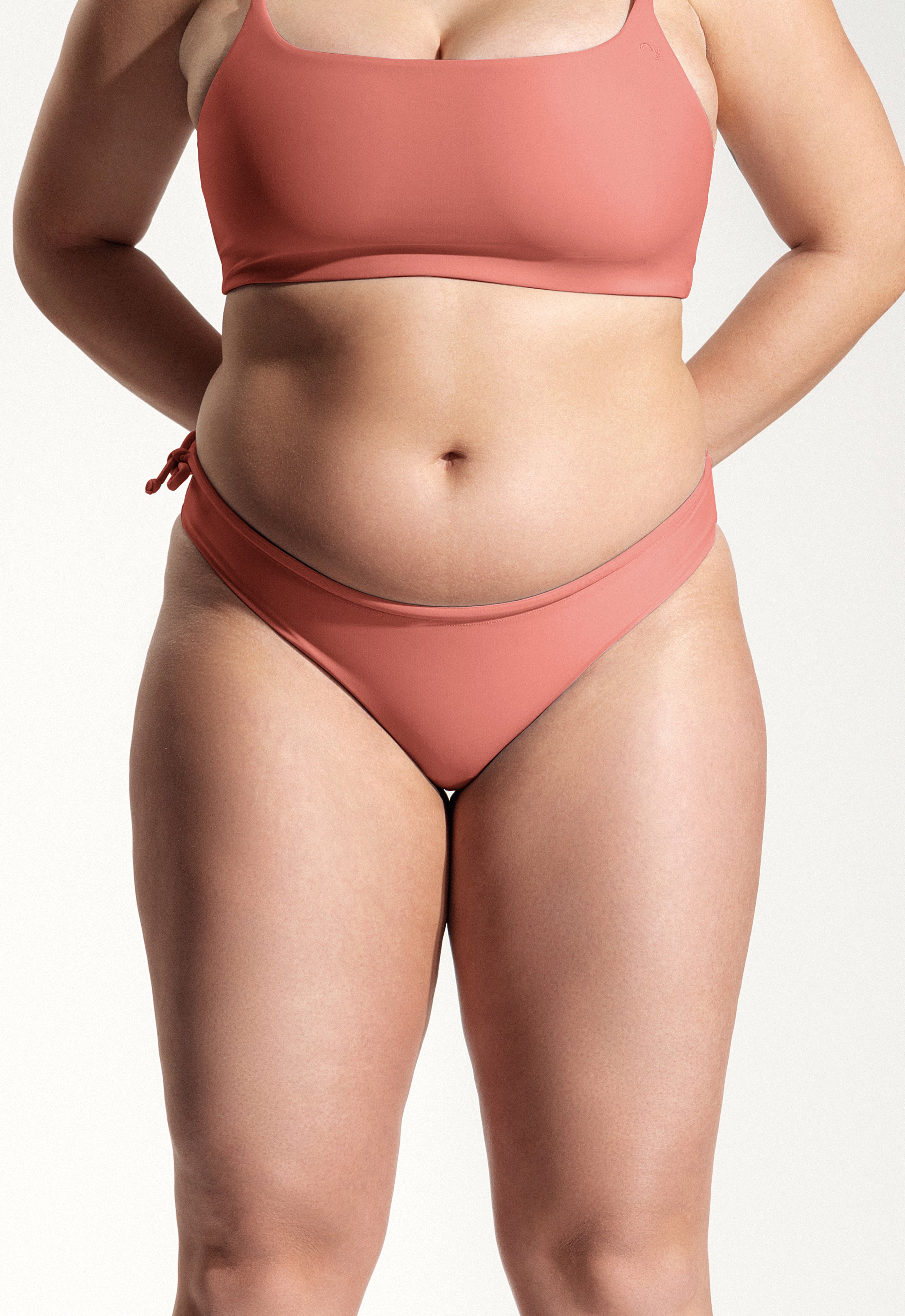 Tracey Bikini Bottoms in Dusty Pink