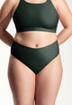 Freda Bikini Bottoms in Night Green