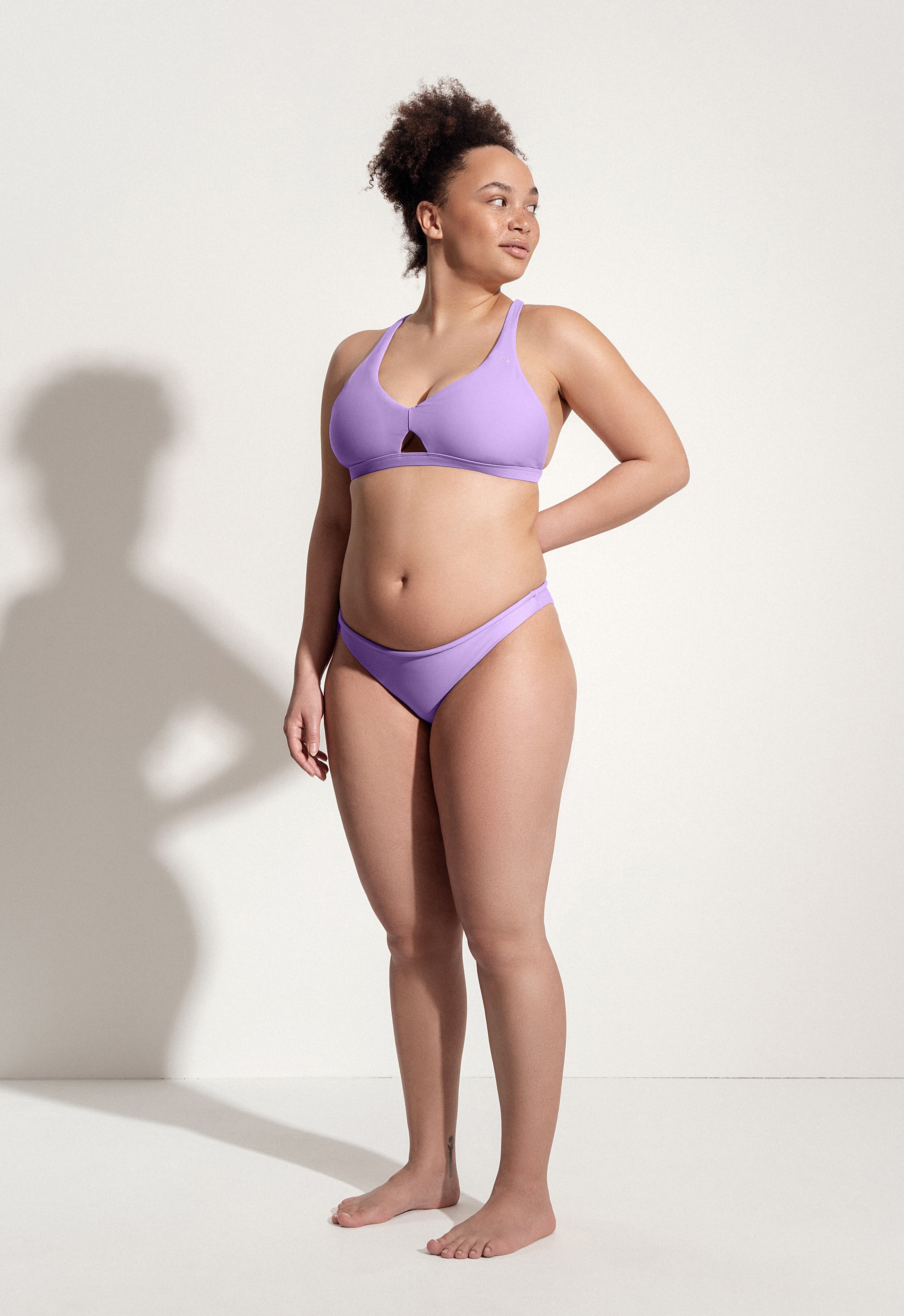 Marty Bikini Bottoms in Light Purple