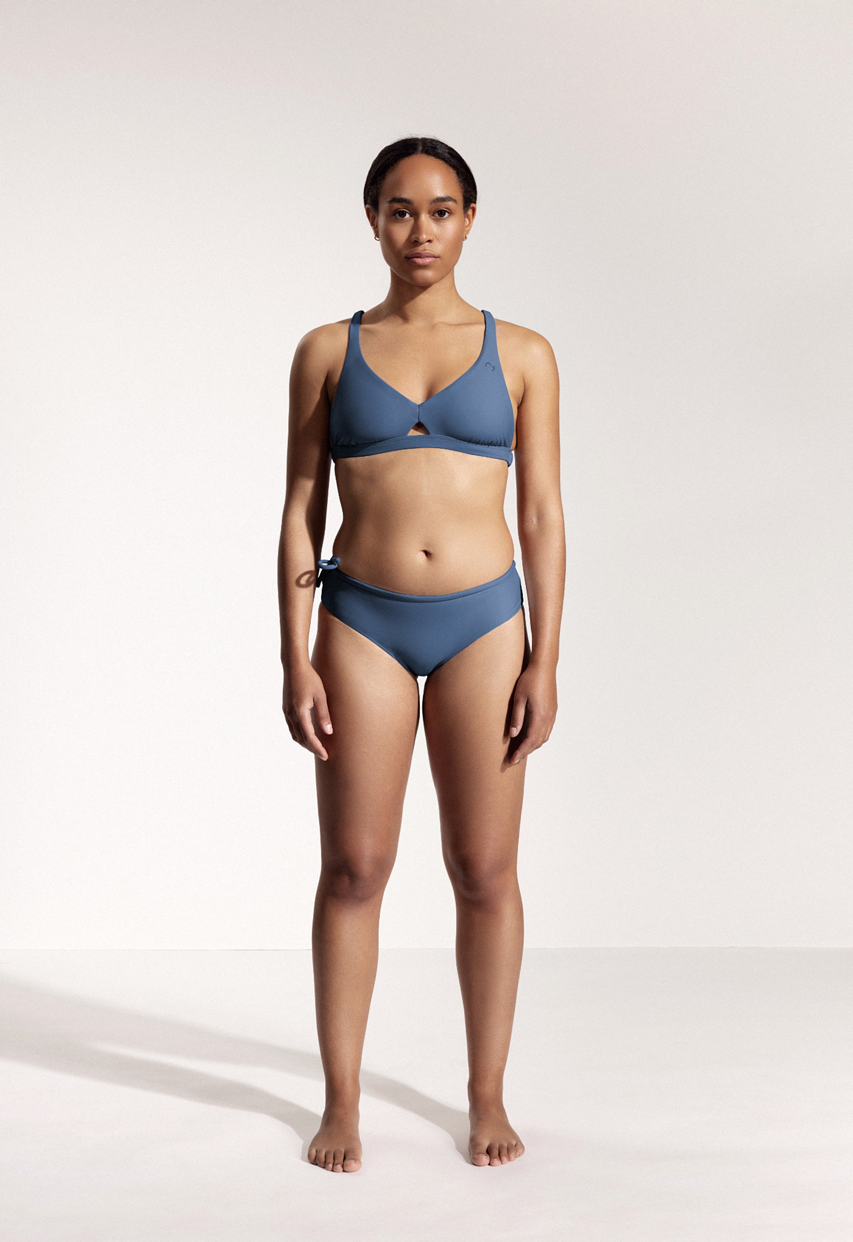 Octavia Bikini Bottoms in Blue