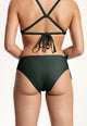Octavia Bikini Bottoms in Night Green