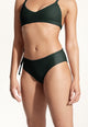Octavia Bikini Bottoms in Night Green