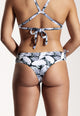 Tracey Bikini Bottoms in Green Leaf Print