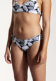 Tracey Bikini Bottoms in Green Leaf Print