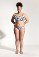 Tracey Bikini Bottoms in Green Leaf Print