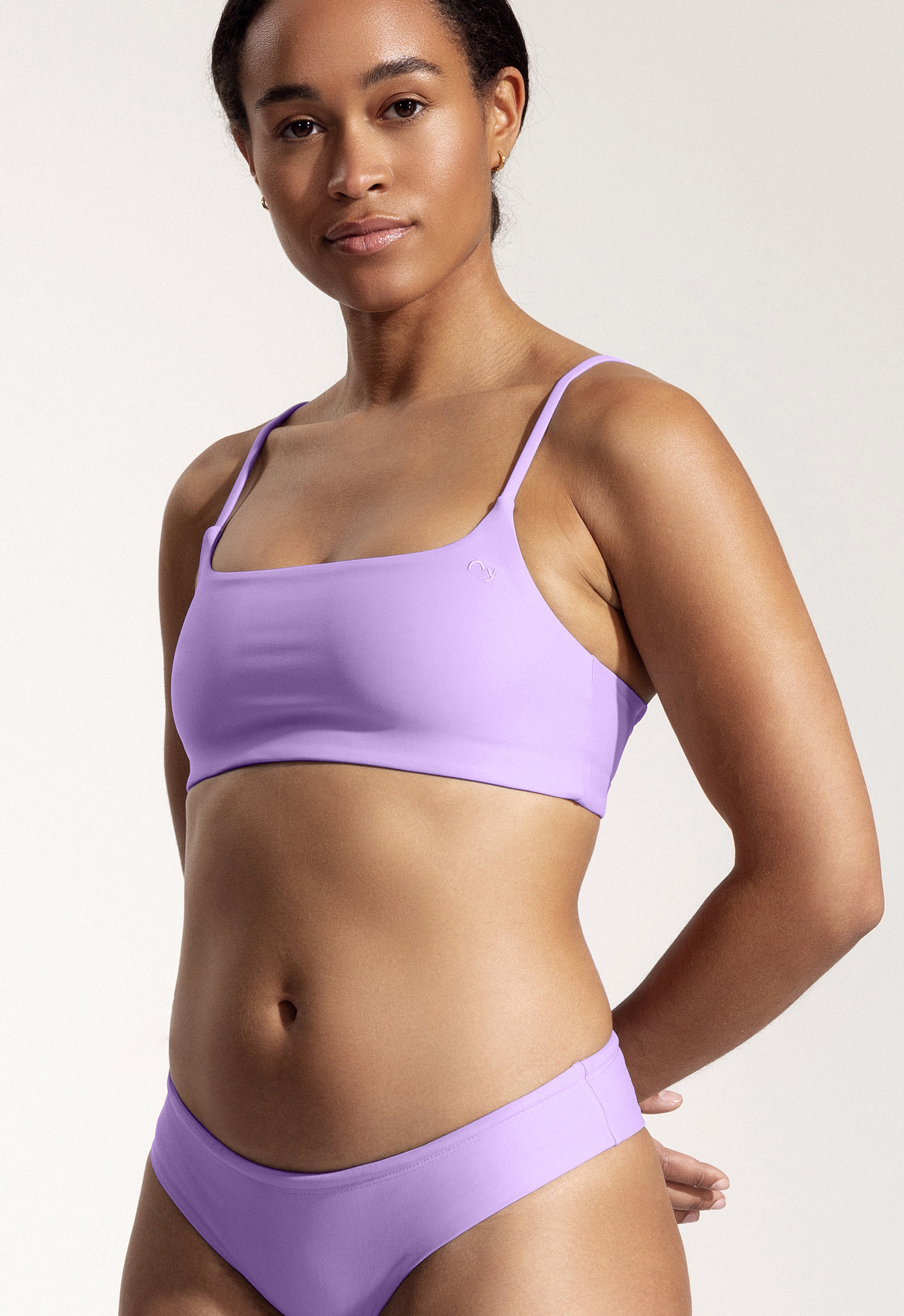 Bartlett Bikini Top in Light Purple