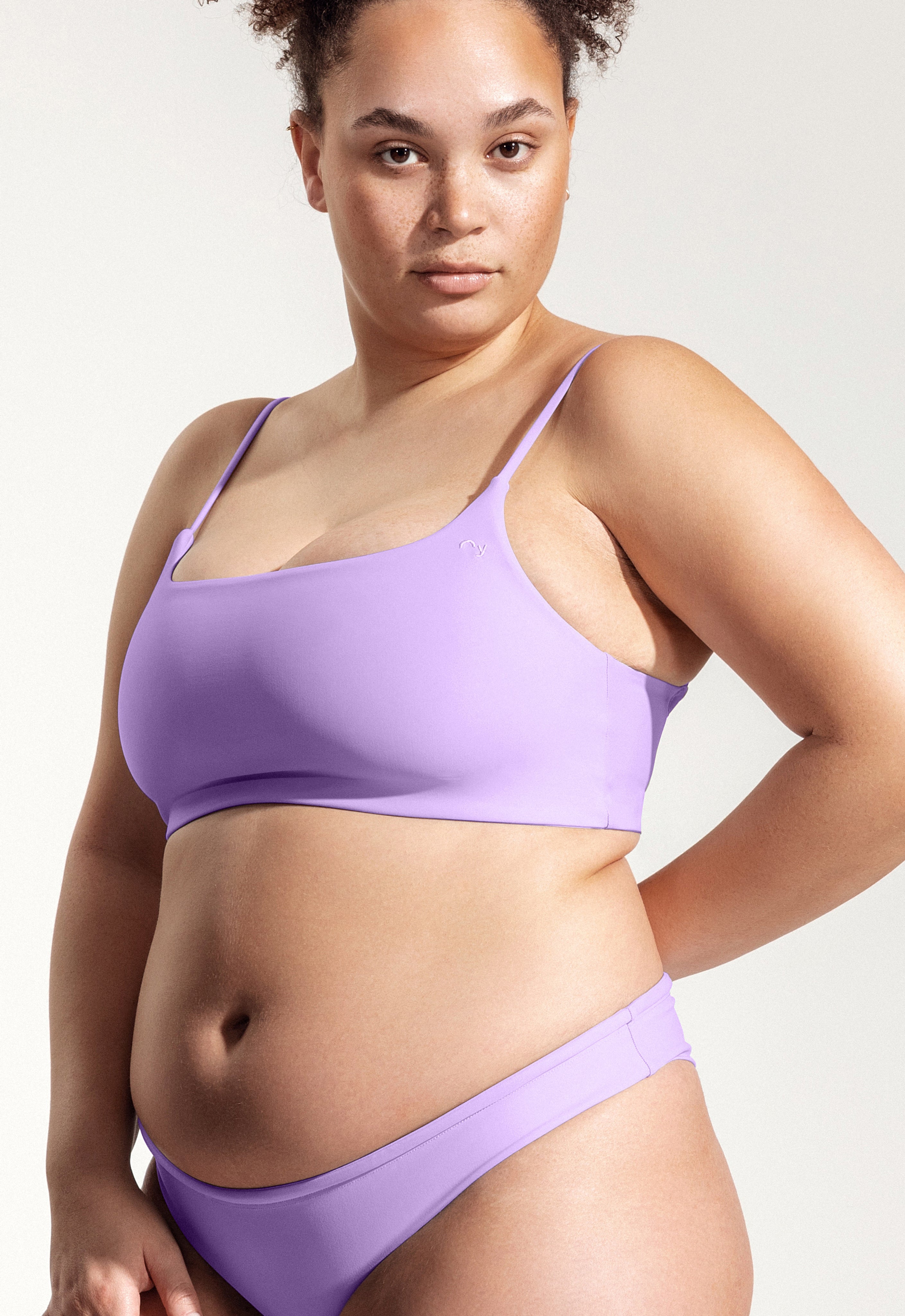 Bartlett Bikini Top in Light Purple