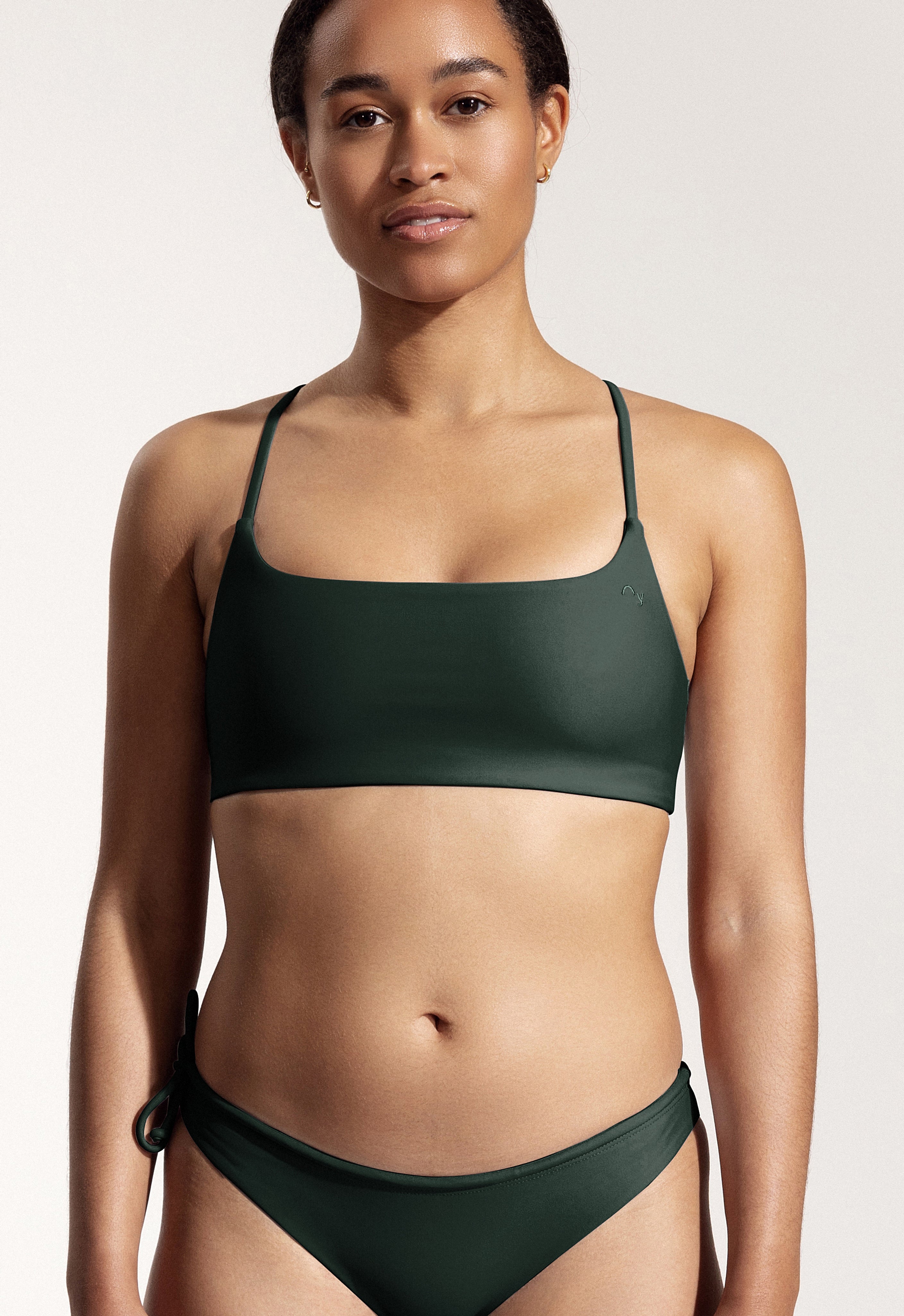 Bartlett Bikini Top in Night Green