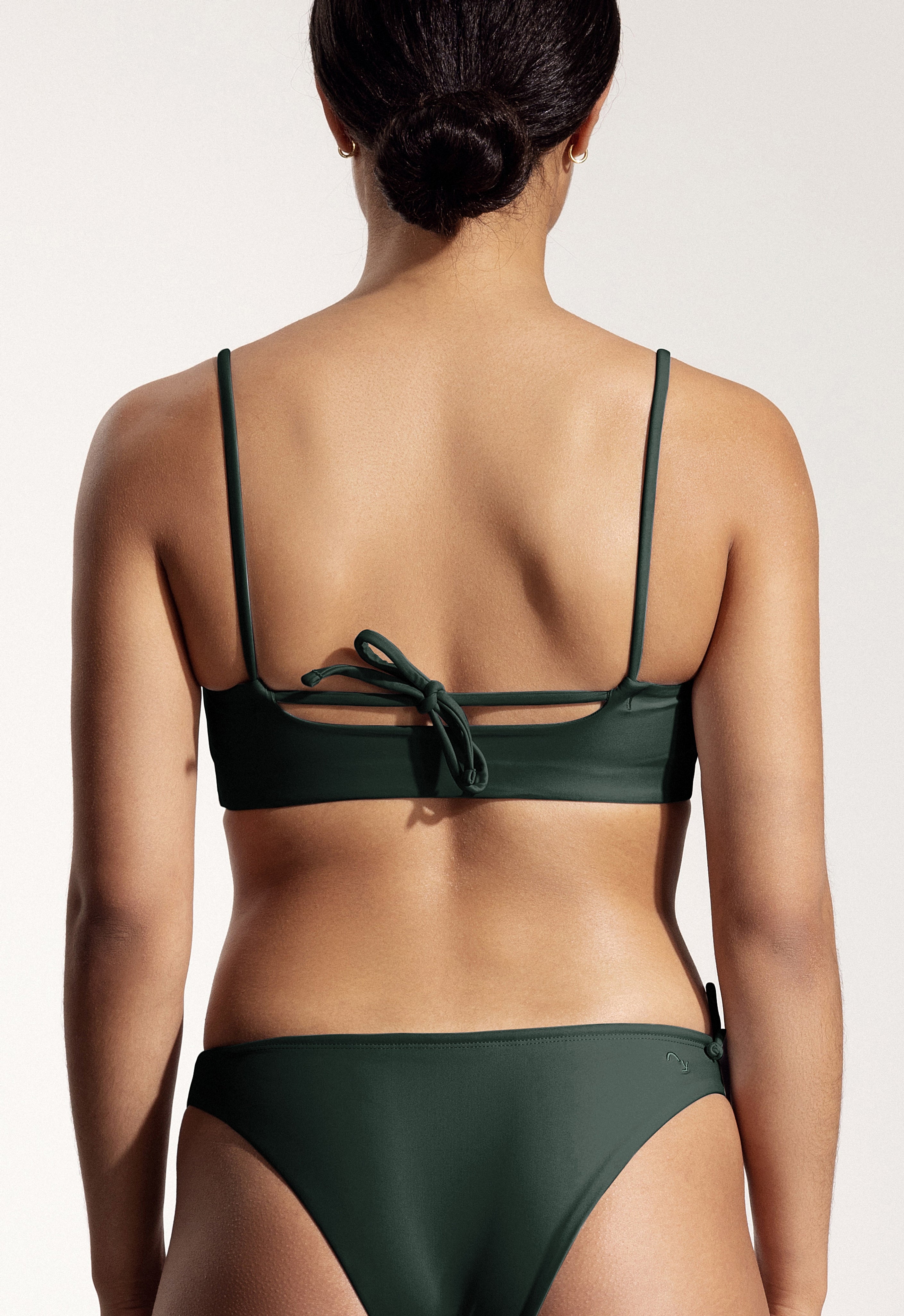 Bartlett Bikini Top in Night Green