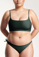 Bartlett Bikini Top in Night Green