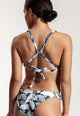 Charlie Bikini Top in Green Leaf Print