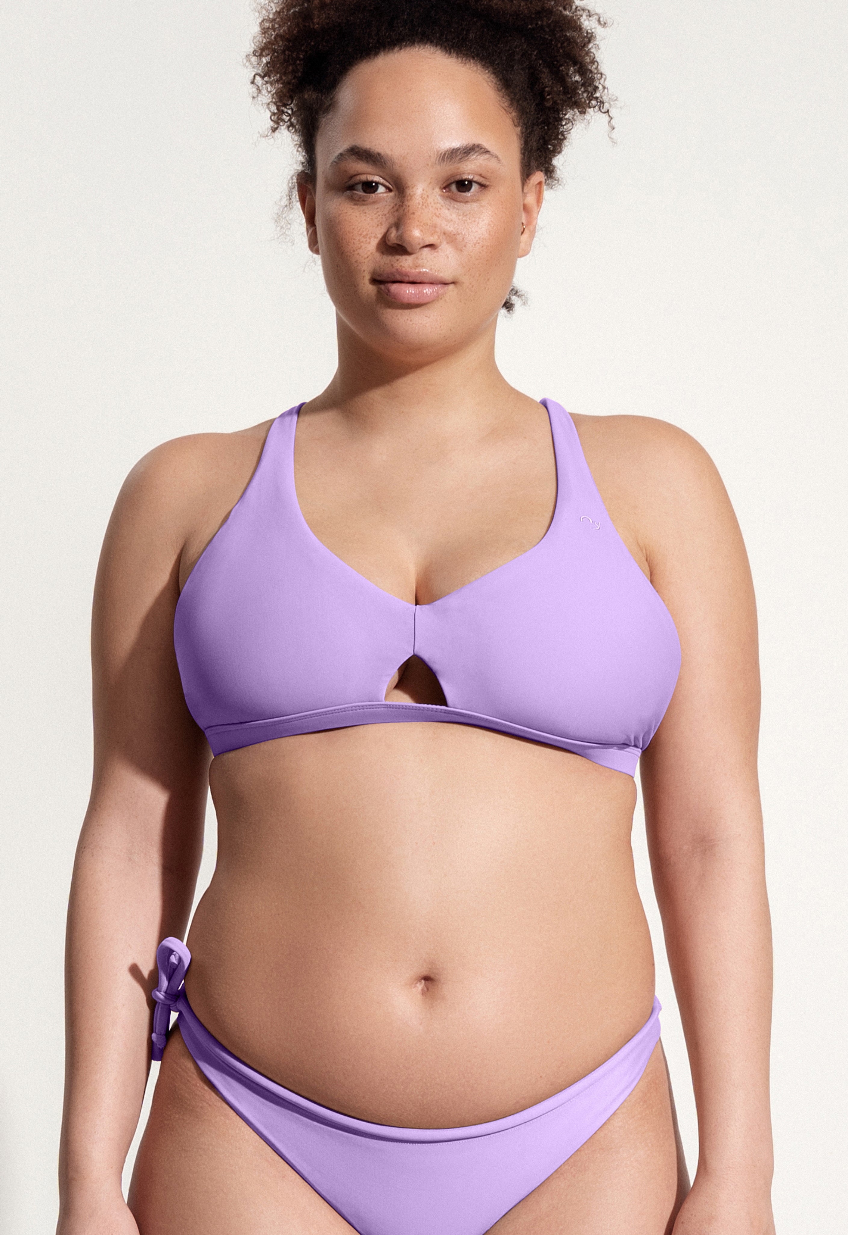 Charlie Bikini Top in Light Purple