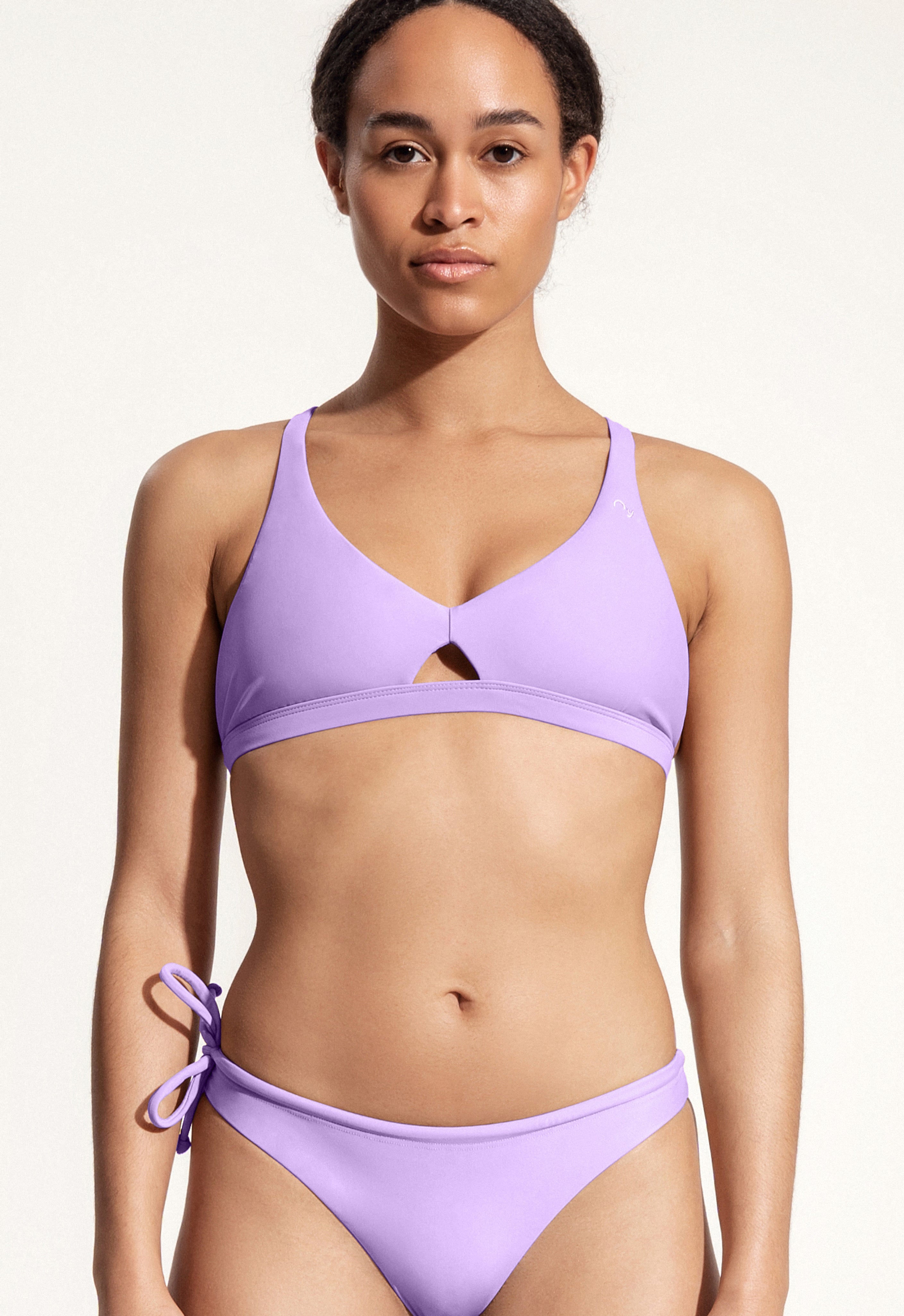 Charlie Bikini Top in Light Purple