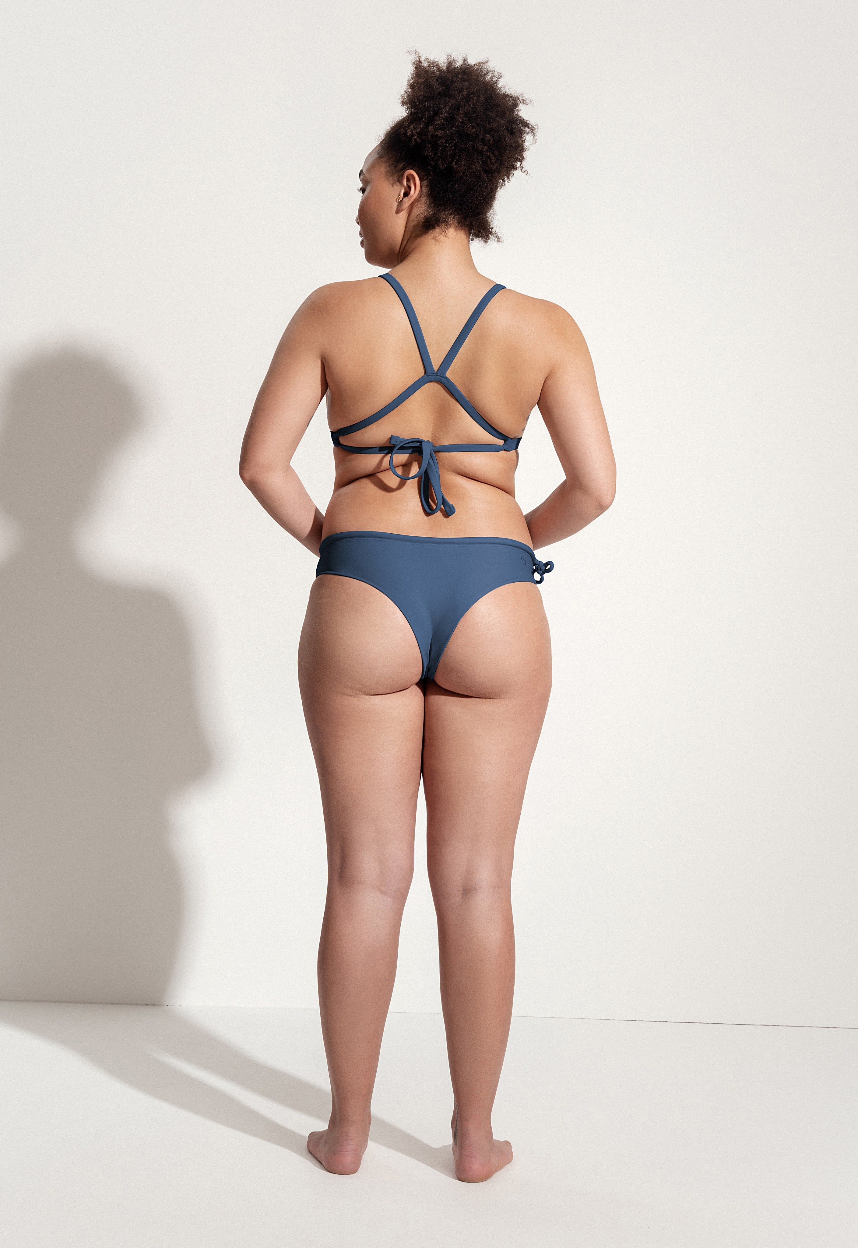 Essa Bikini Top in Blue