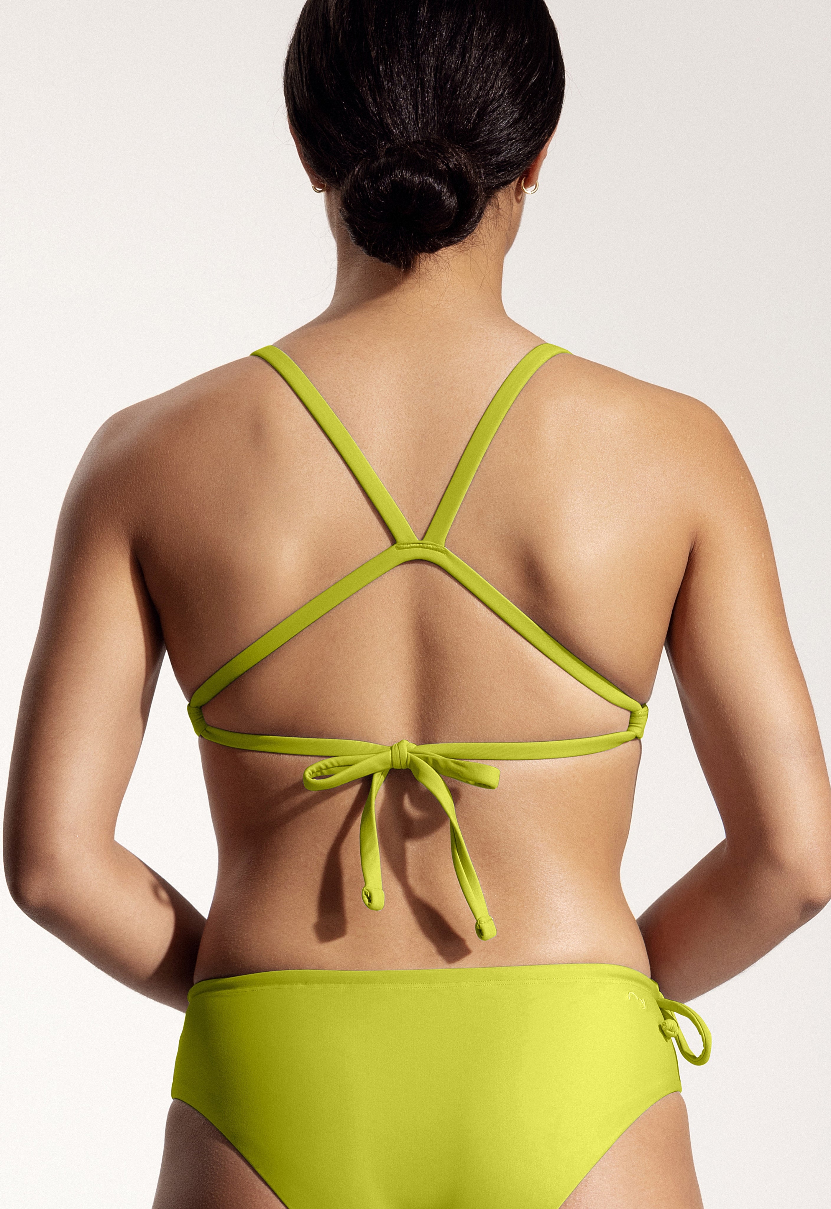 Essa Bikini Top in Charteuse