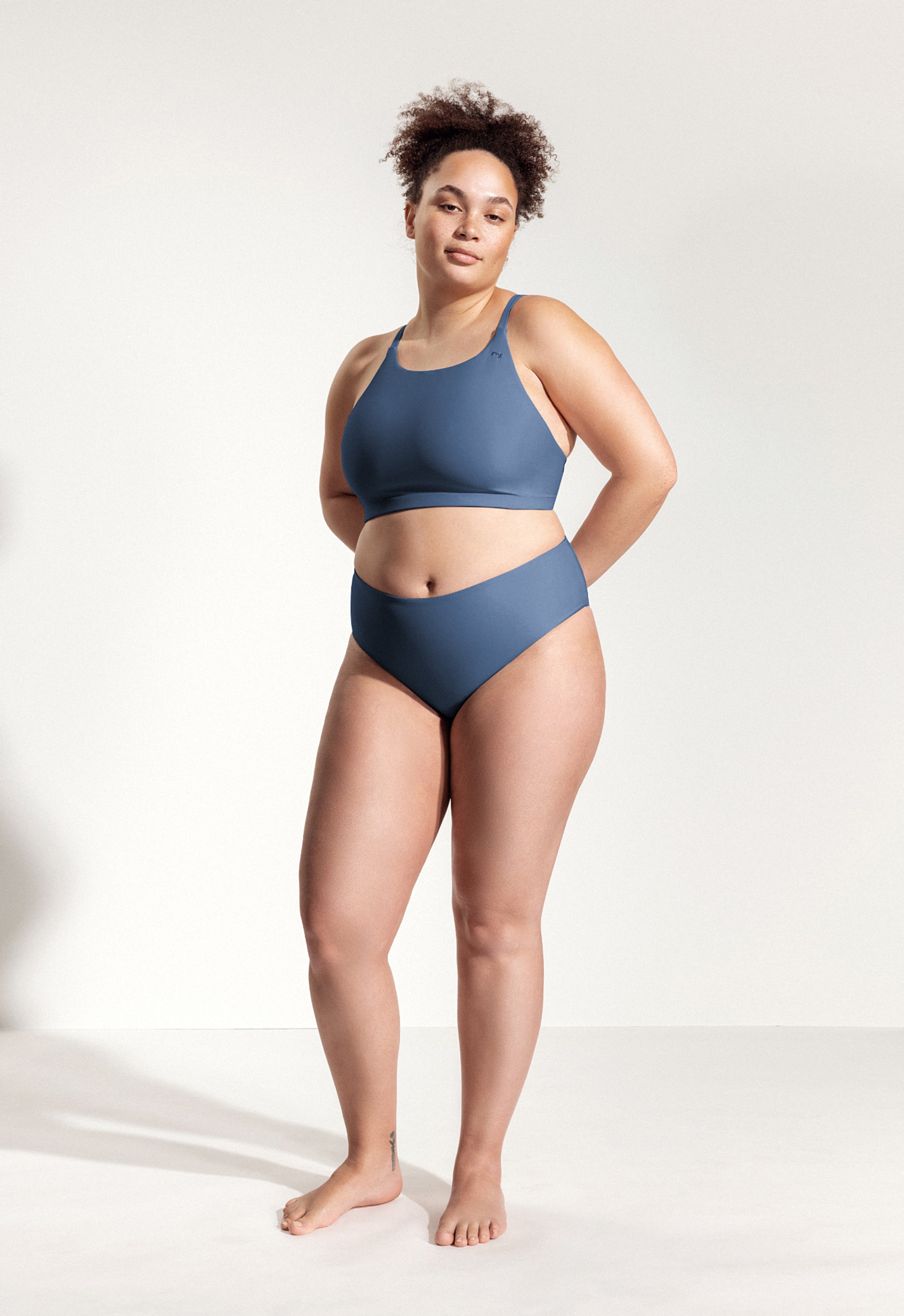 Greta Bikini Top in Blue